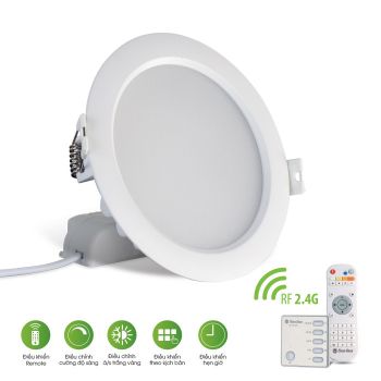 Đèn LED âm trần Downlight 90/7W - Remote Model: D AT16L 90/7W.RF