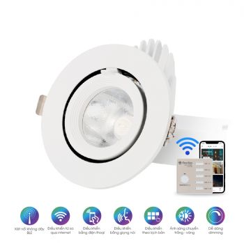 Đèn LED âm trần Downlight Xoay góc 100/9W Model: AT18.BLE 100/9W