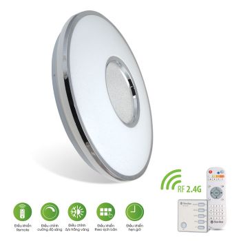 Đèn LED ốp trần 490/40W - điều khiển bằng Remote Model: D LN19L 490/40W.RF