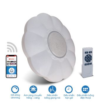 Đèn LED ốp trần thông minh wifi 48w Model: D LN15L 490/48W.WF