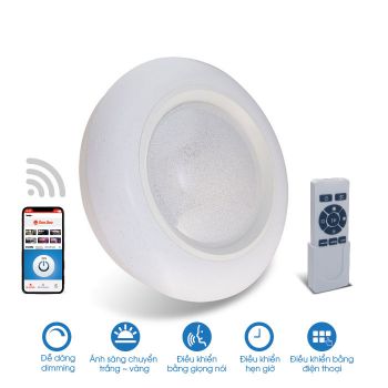 Đèn LED ốp trần thông minh wifi 48w Model: D LN16L 500/48W.WF