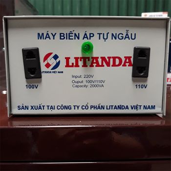 Bộ đổi nguồn 220V sang 110V – 100V LITANDA DUY NHẤT 100% dây đồng