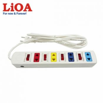 Ổ CẮM KÉO DÀI PHỔ THÔNG 4 Ổ CẮM LIOA 4SOF5W - 4SOF5W