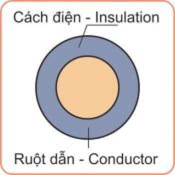 Dây điện Cu/PVC 450/750V